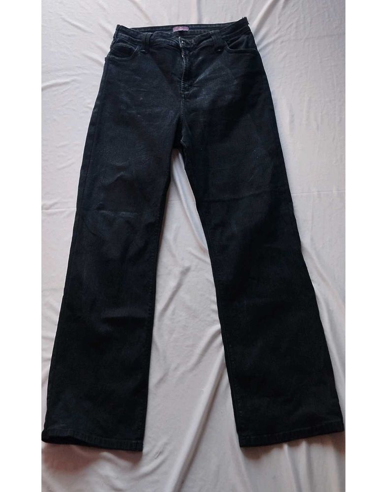 Black Wide Leg Highwaist Jeans