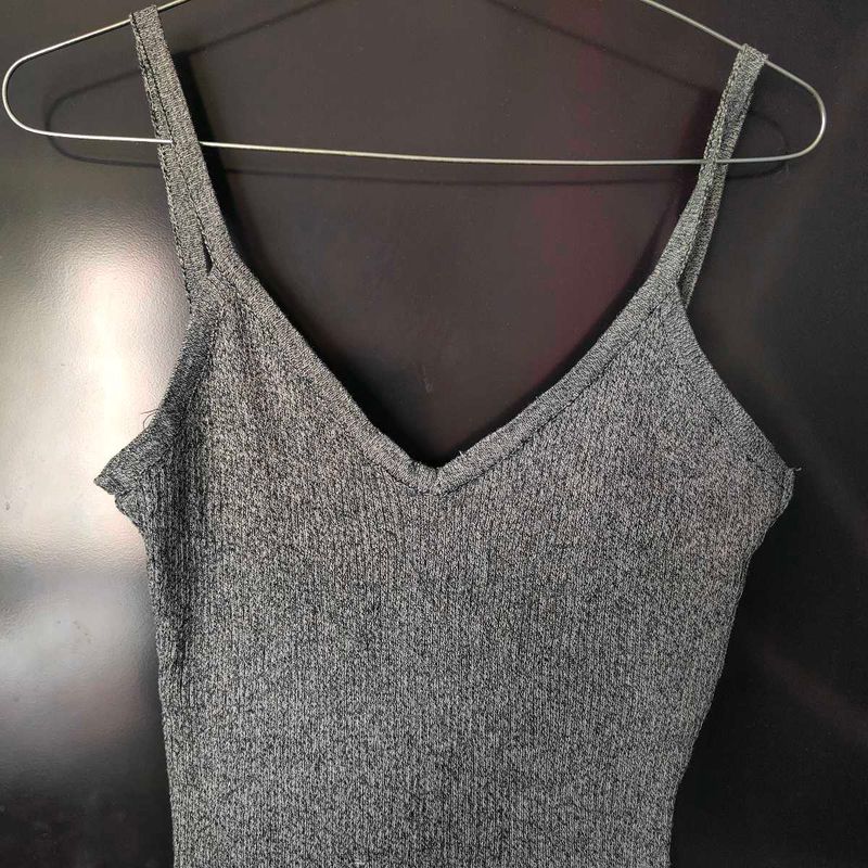 Gray bodycon stretchable shein midi dress