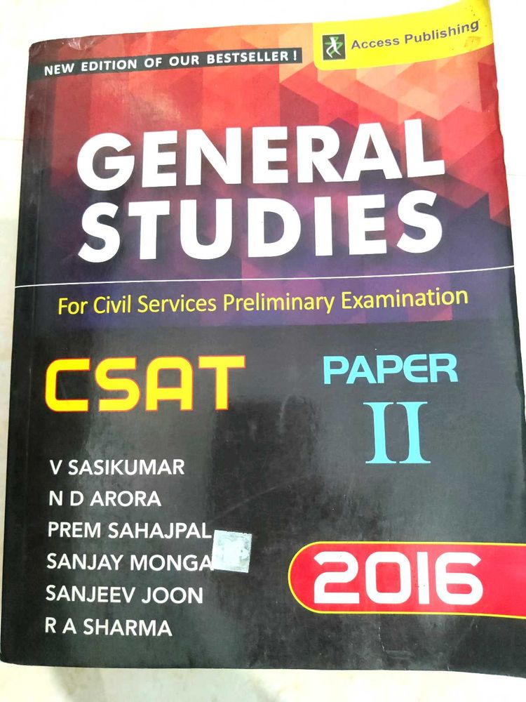 General Studies CSAT Paper II