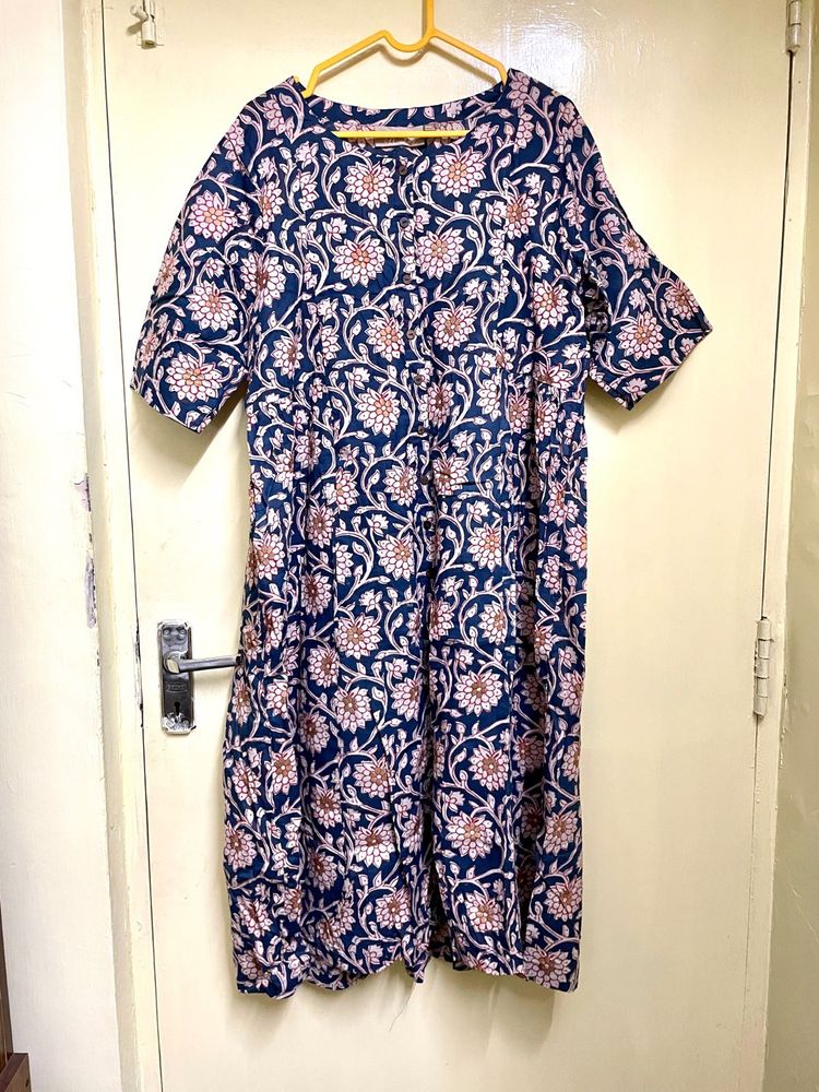 Floral Print Kurta