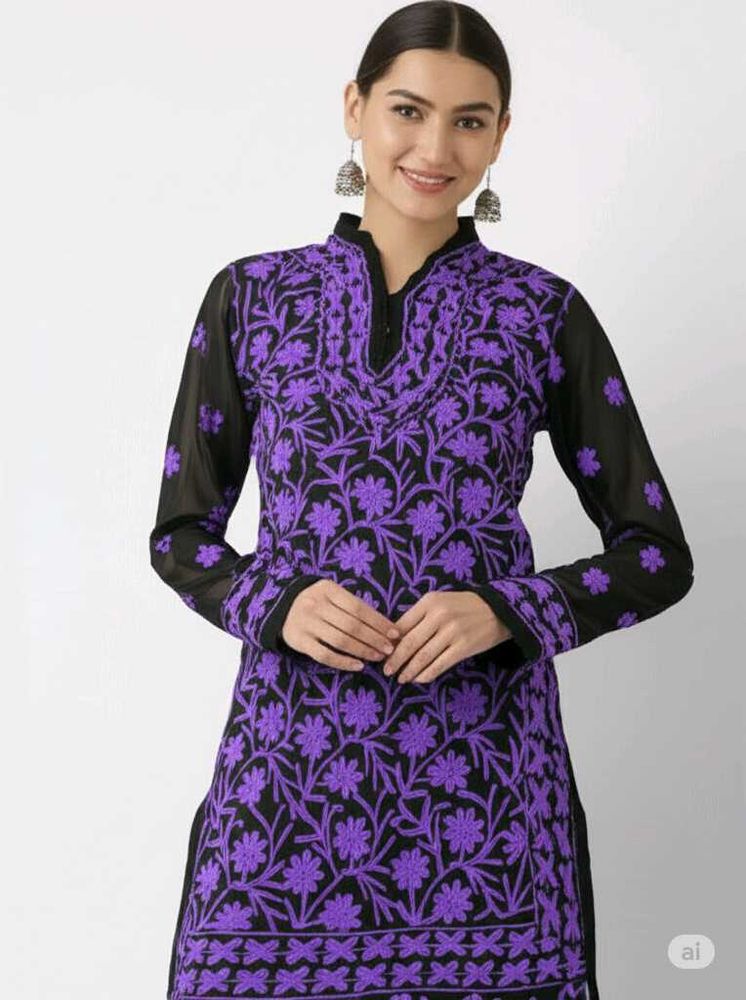Elegant Embroidered Kurta