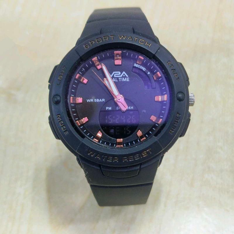 V2A Analog Digital Waterproof Fashion Sports Watch