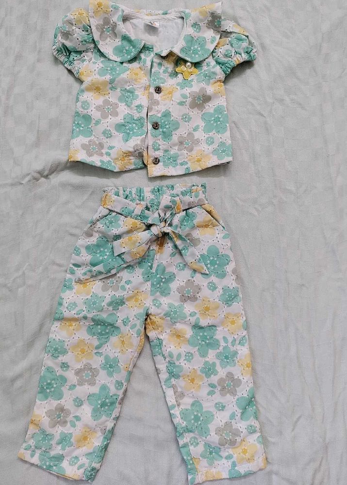Beautiful Co-ord Set For 1 Yr Baby Girl