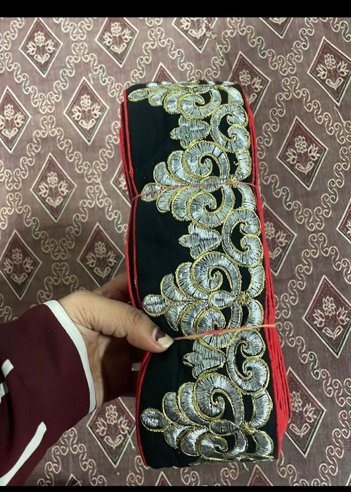 Beautiful Lace With Embroidery