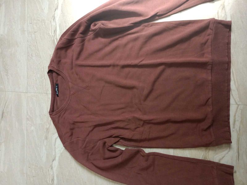 A Zudio Sweatshirt, Brown Colour