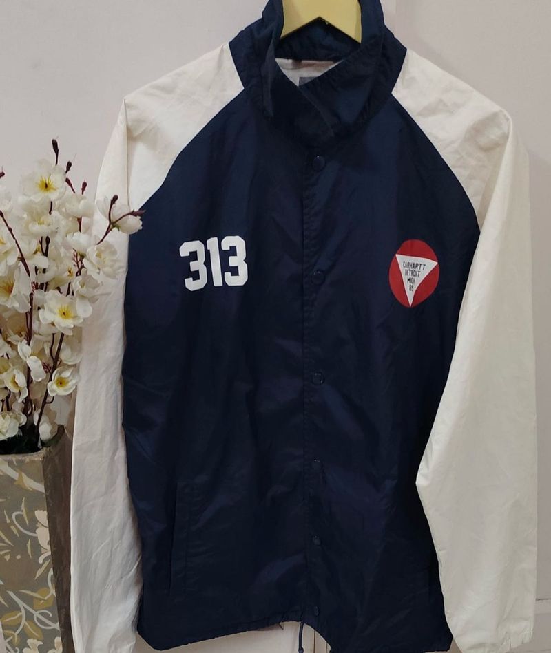 Carhartt Navy &amp; White Jacket