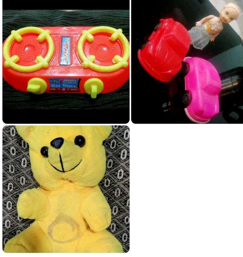 5 Pack Teddy Bear और Toys