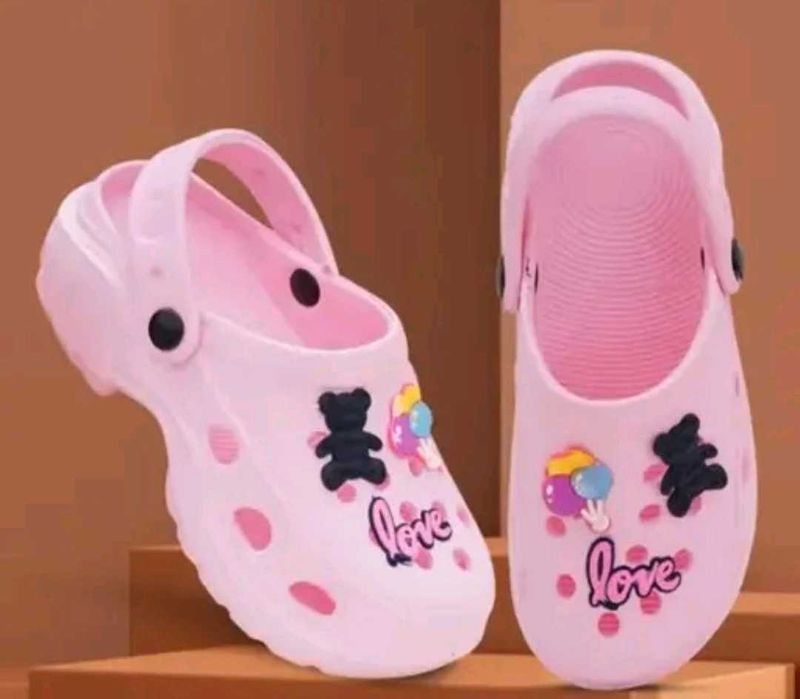 Cute Pink Cartoon Clogs
