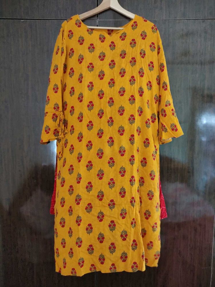 Kurta Palazzo Set For Women, 46inch