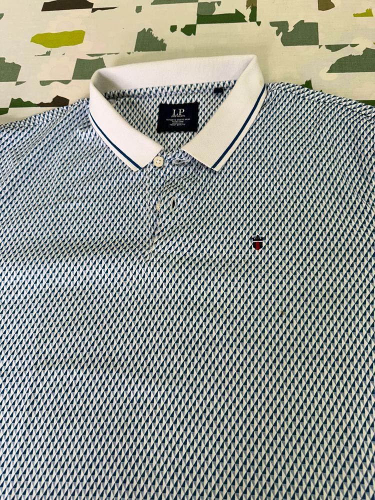 New Louis Philippe Mens T-shirt Collar