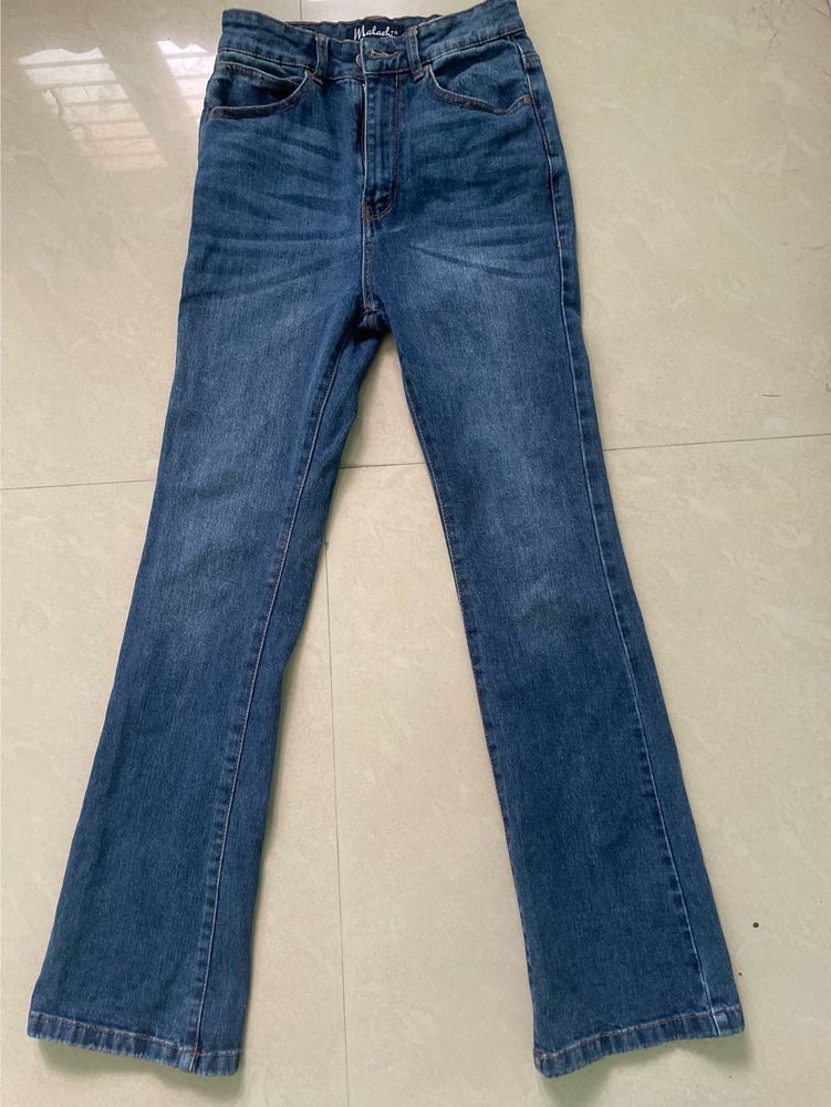 High-Waisted Flare Jeans