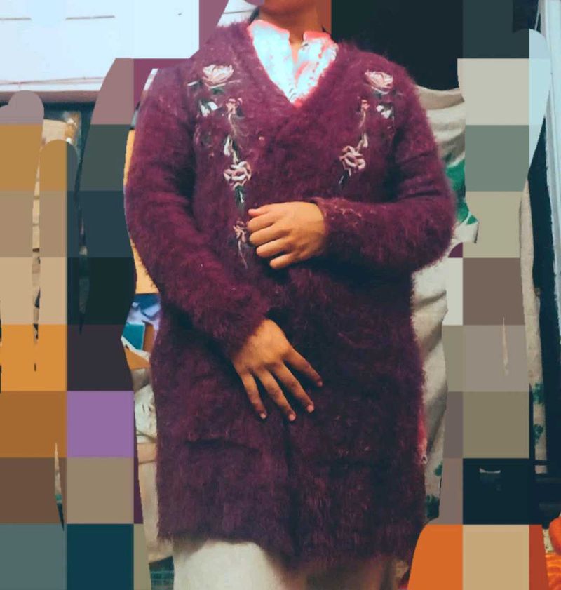 Floral Embroidered Cardigan/shrug🎀❤️