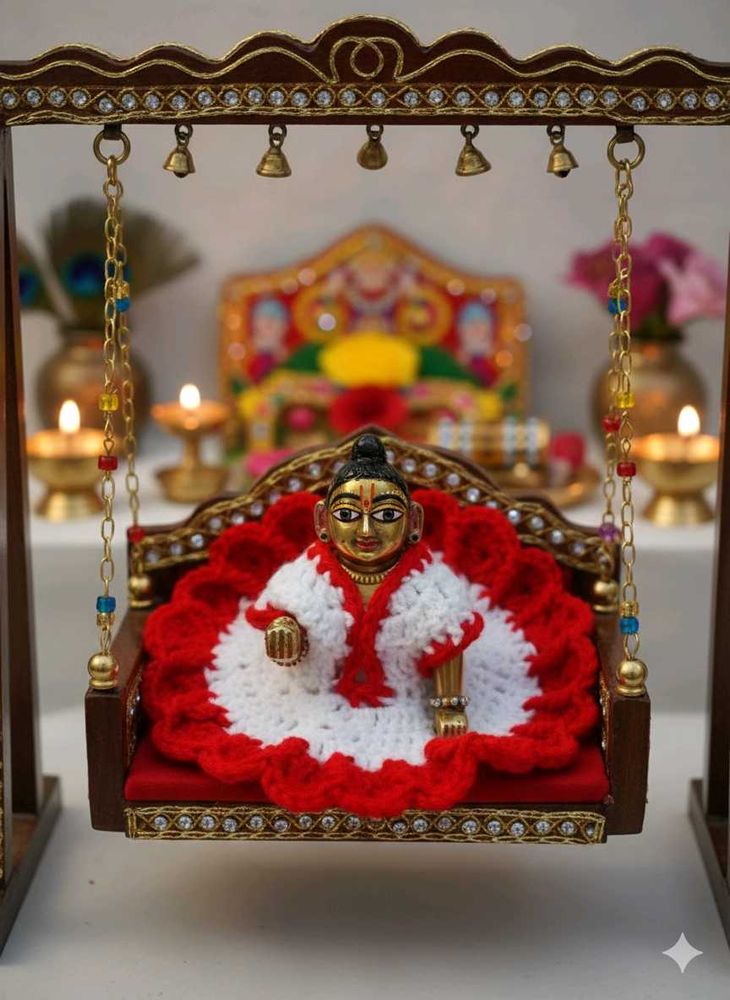 Laddu gopal dress 3 or 4 no size