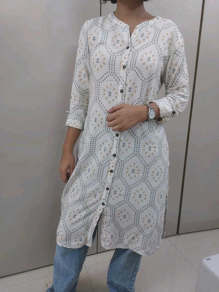 Elegant Printed Kurta