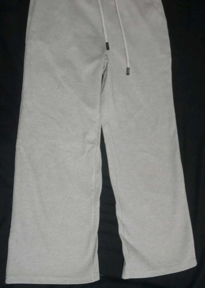 Beige Flared Trouser