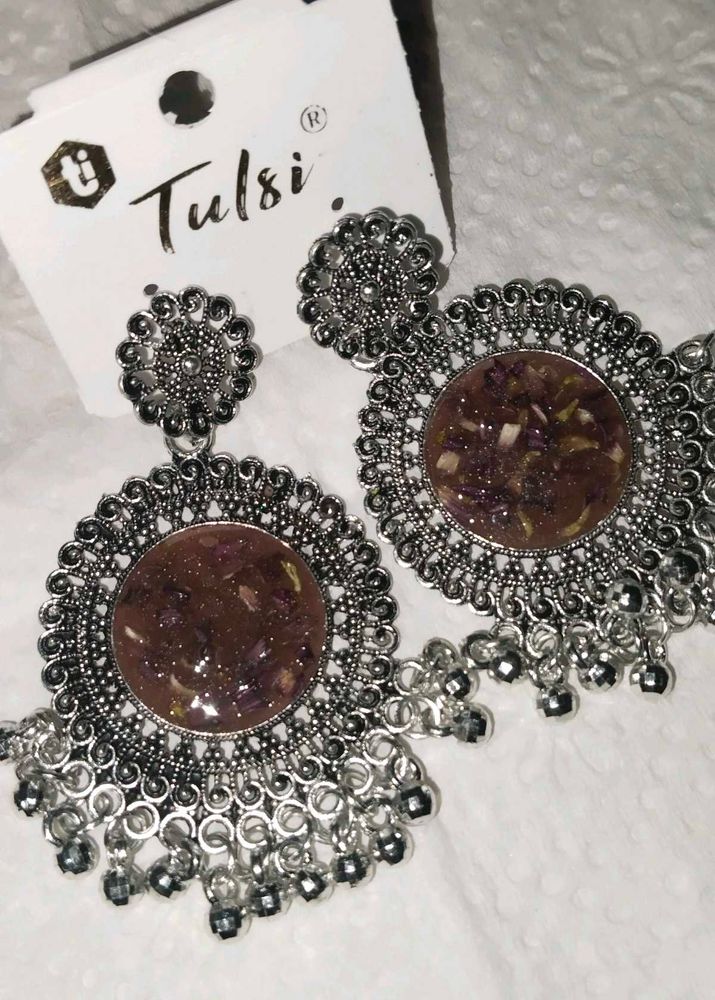 Real Flowers Earrings