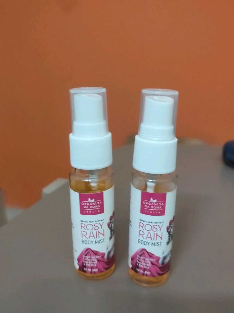 Organica Rosy Rain Body Mist