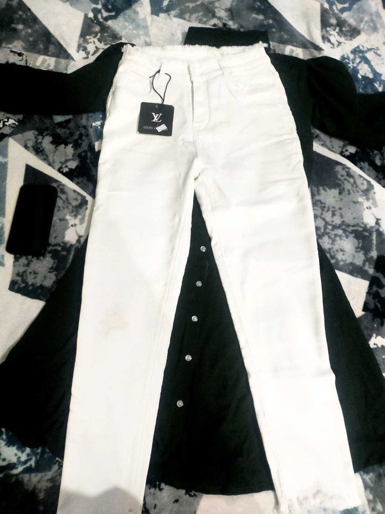 White Denim Jeans