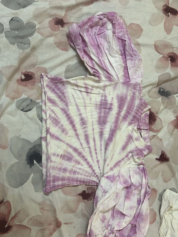 Pink Tie Dye Hoodie