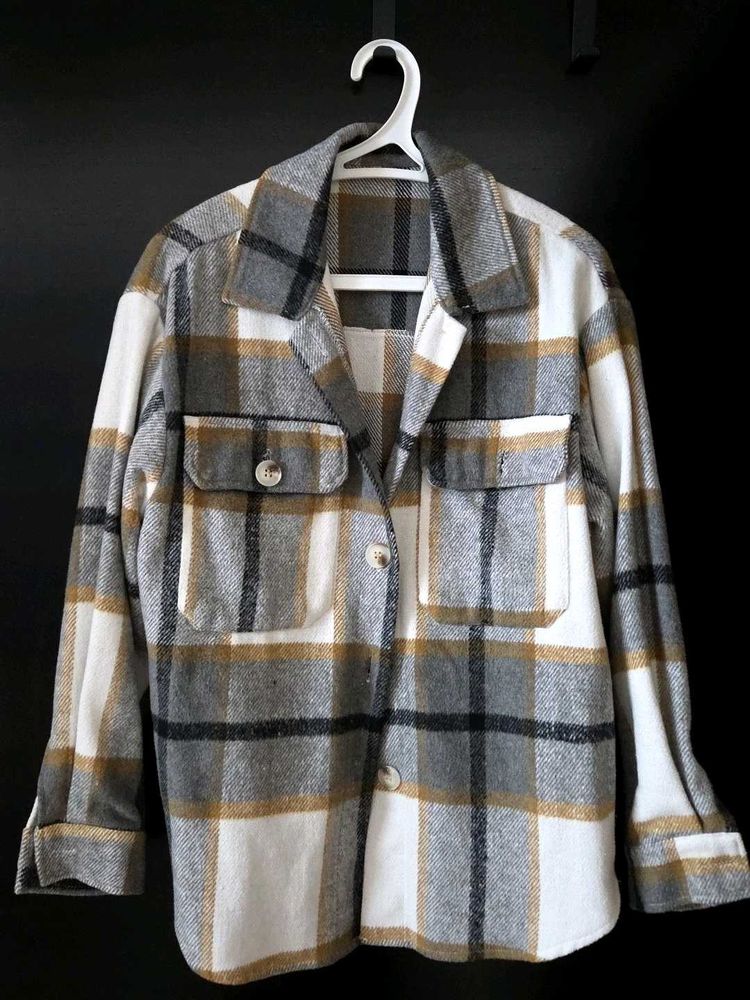 Plaid Flannel Jacket