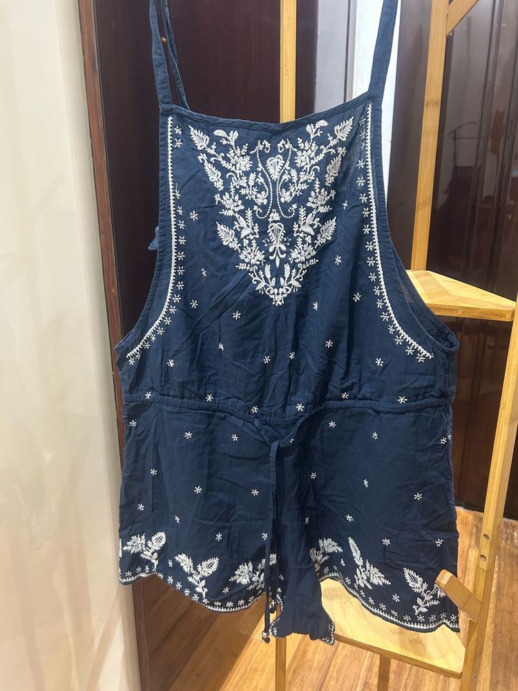 Embroidered Jumpsuit