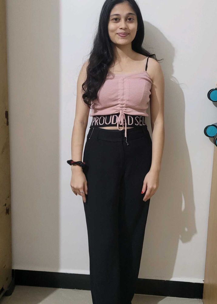 Peach Crop Top