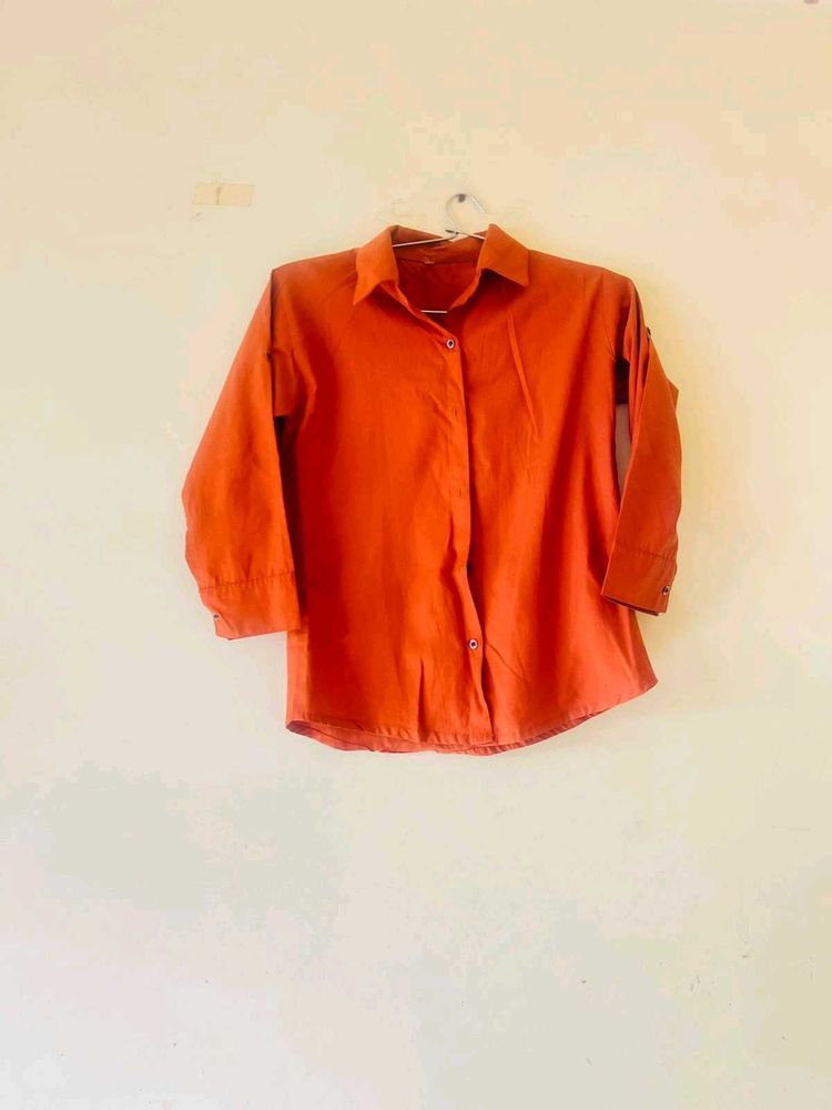 Stylish Orange Shirt