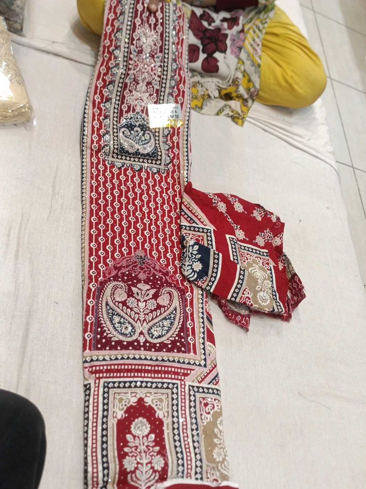 Elegant Unstitched Salwar Suit Material