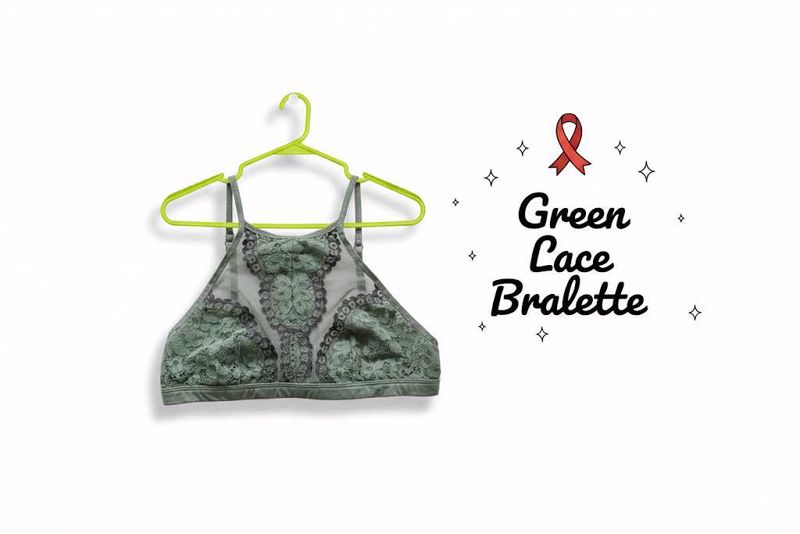 Green Lace Bralette 💚