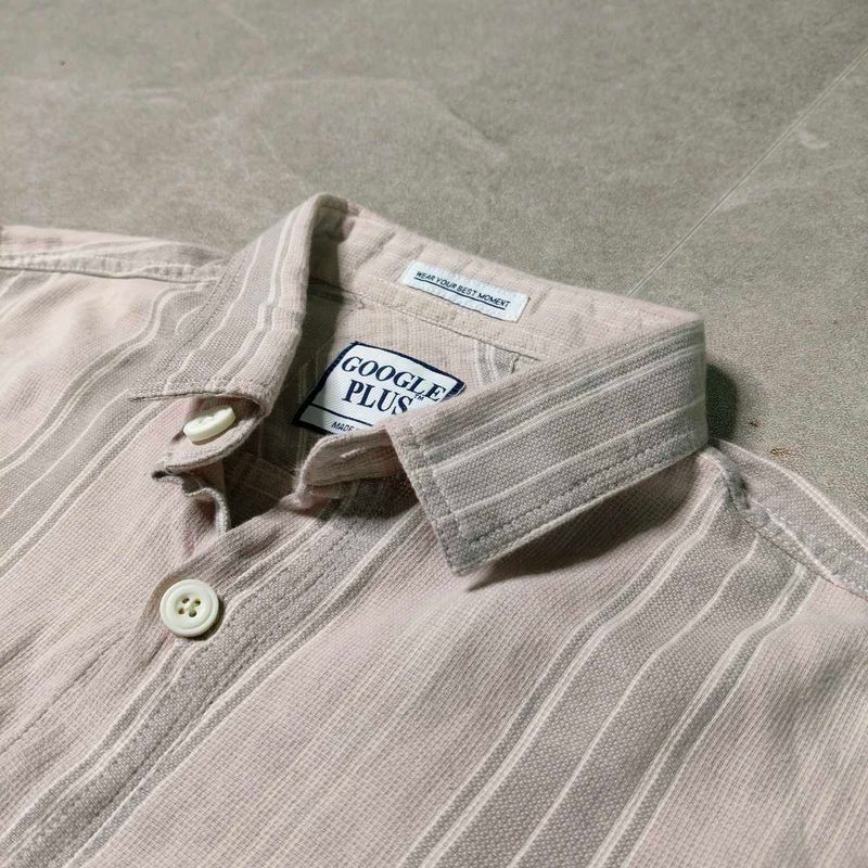 Striped Button-Down Shirt