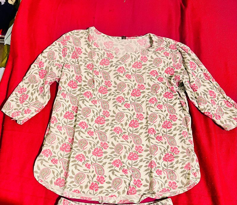 Top And Pant Co-Ord Set