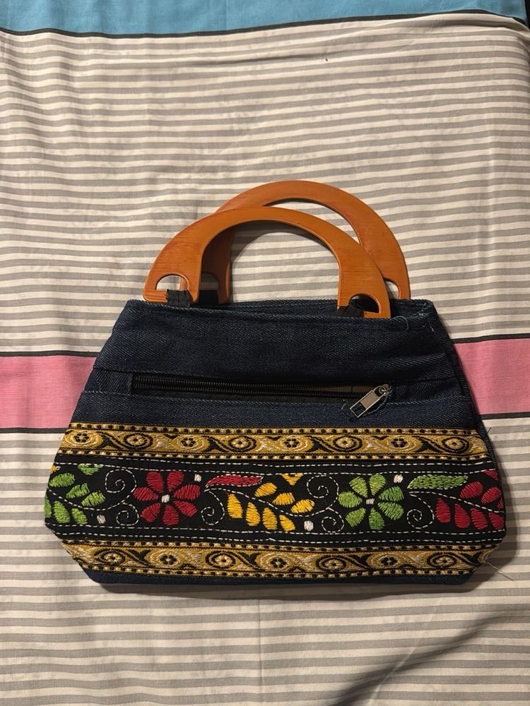 Embroidered Handbag