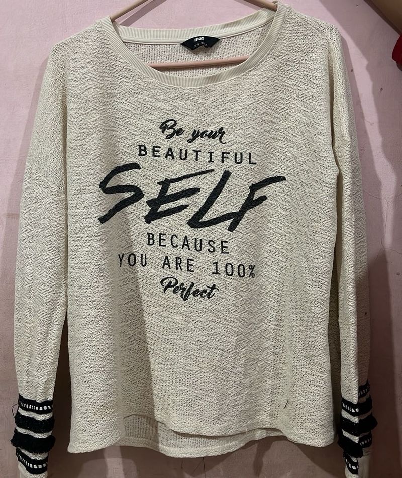 Cute Graphic Print Top