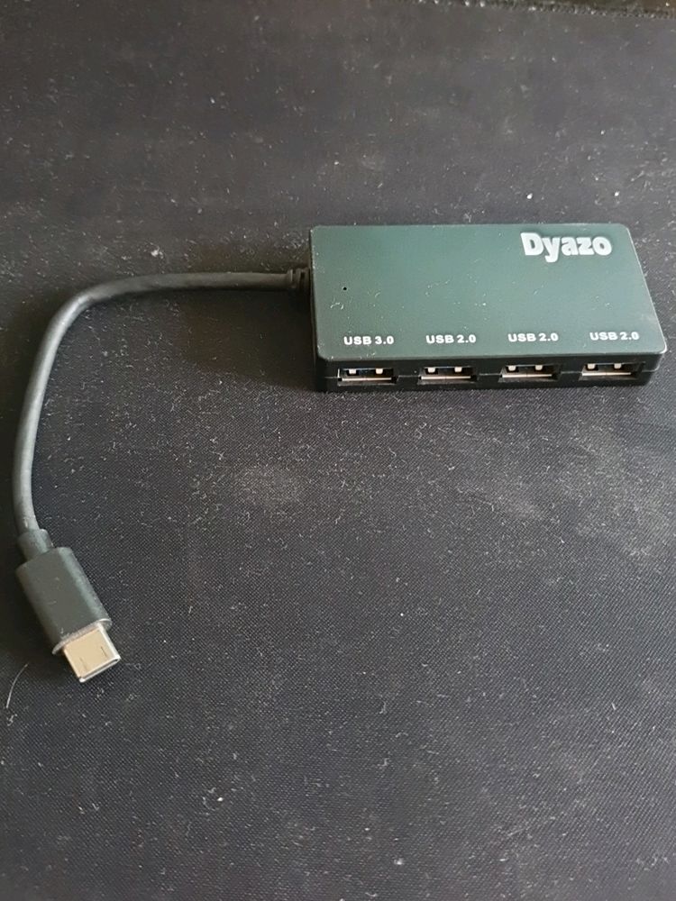 Dyazo 4-Port 2.0 &amp; 3.0 USB Type C Data Hub