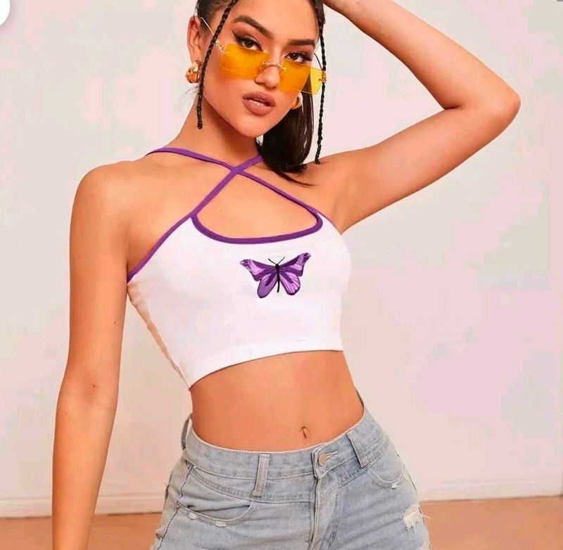 Brand New Shein Butterfly Top 💃