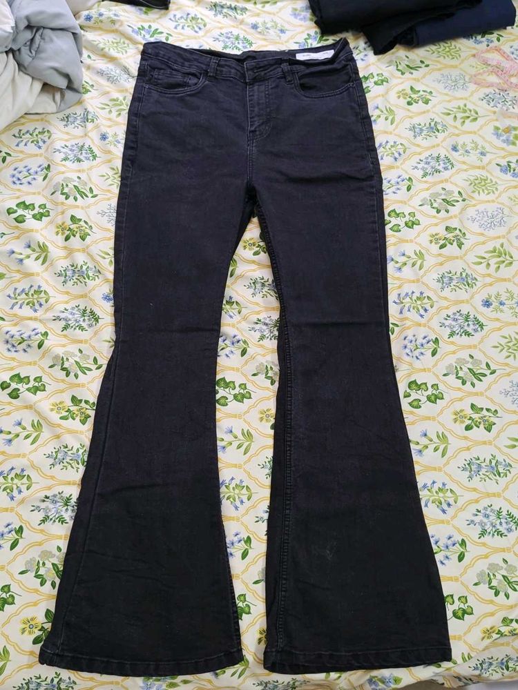 Black Bootcut Jeans