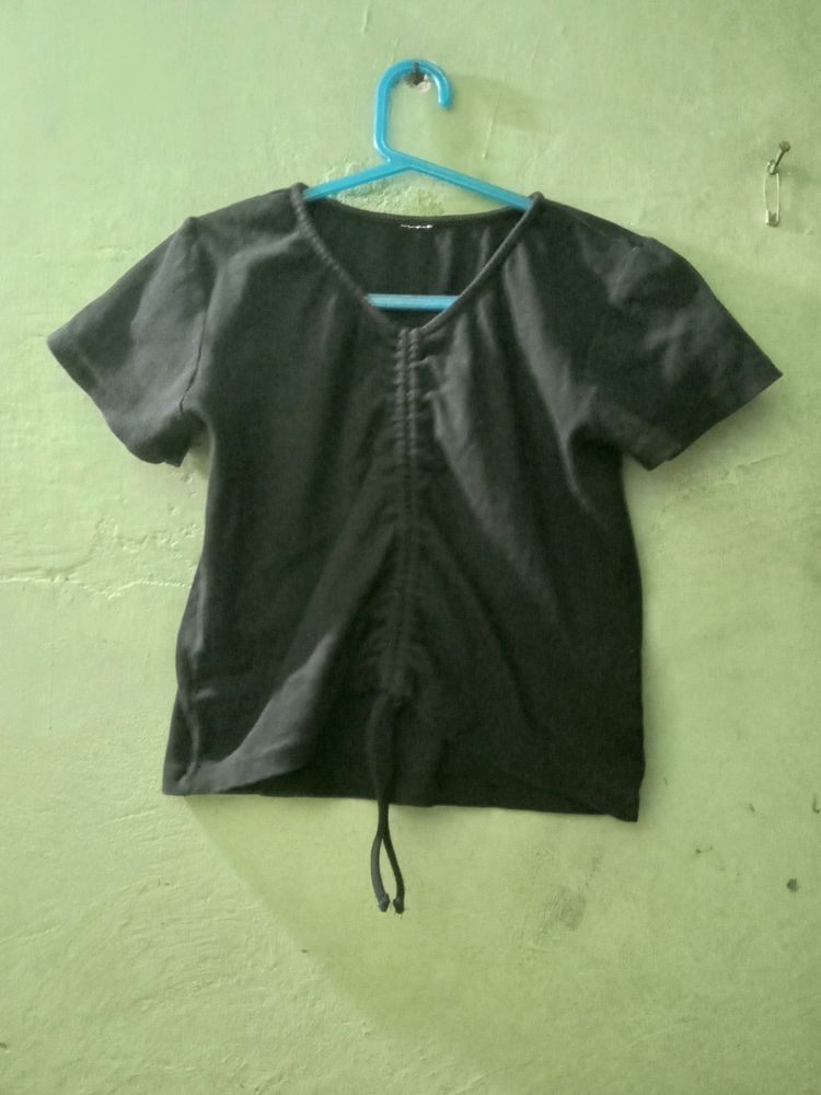 Black Crop Top