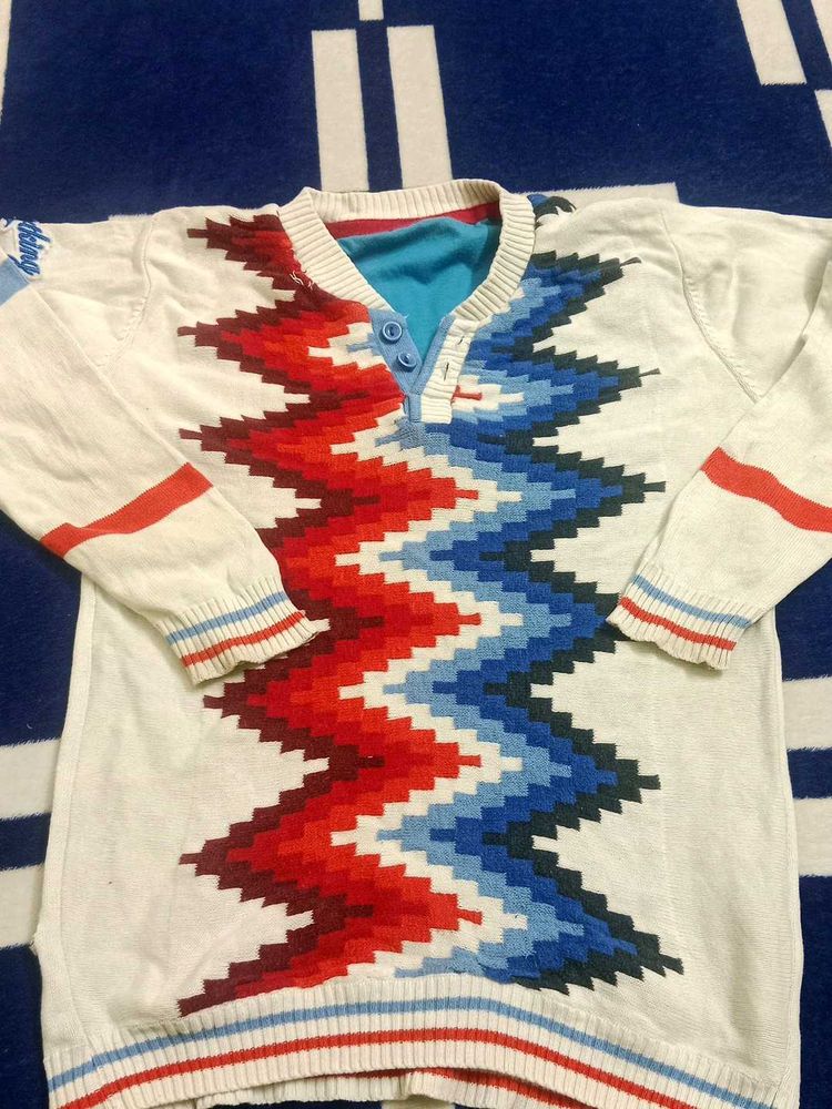 Vintage Patterned Sweater