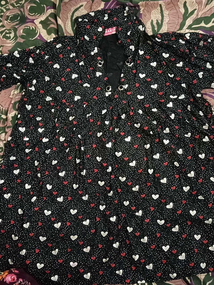 Heart Print Top