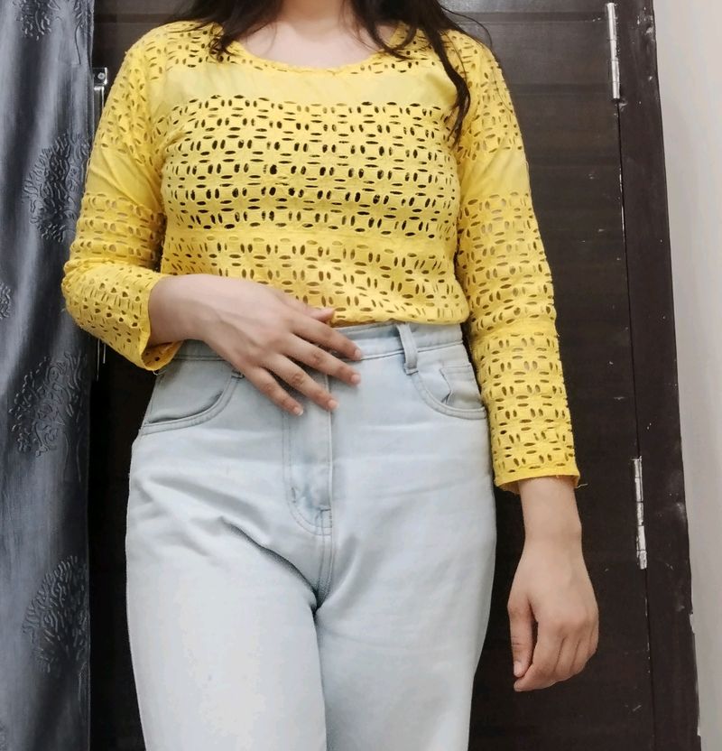 Mustard Designer Top