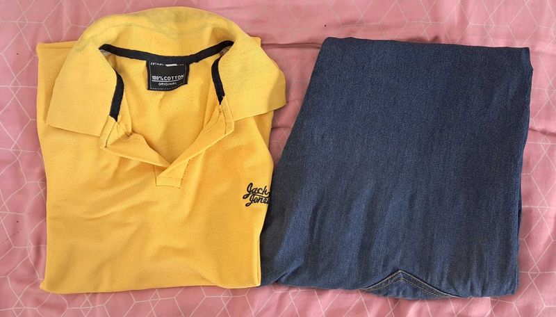 Jeans Tshirt Combo Good Condition