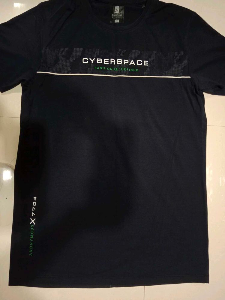 Navy Blue Tshirt For Man