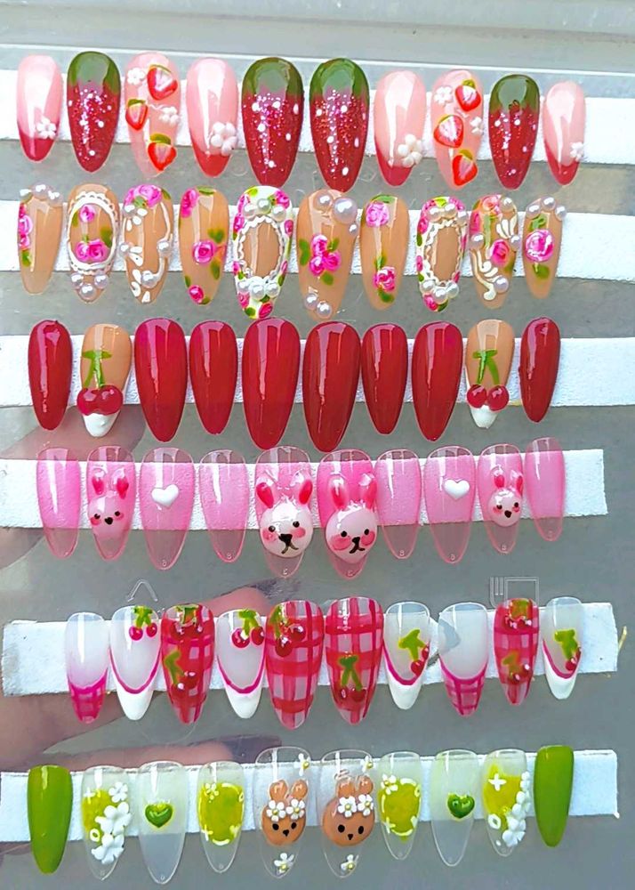 Beautiful Korean Nails🎀🤍 Sets