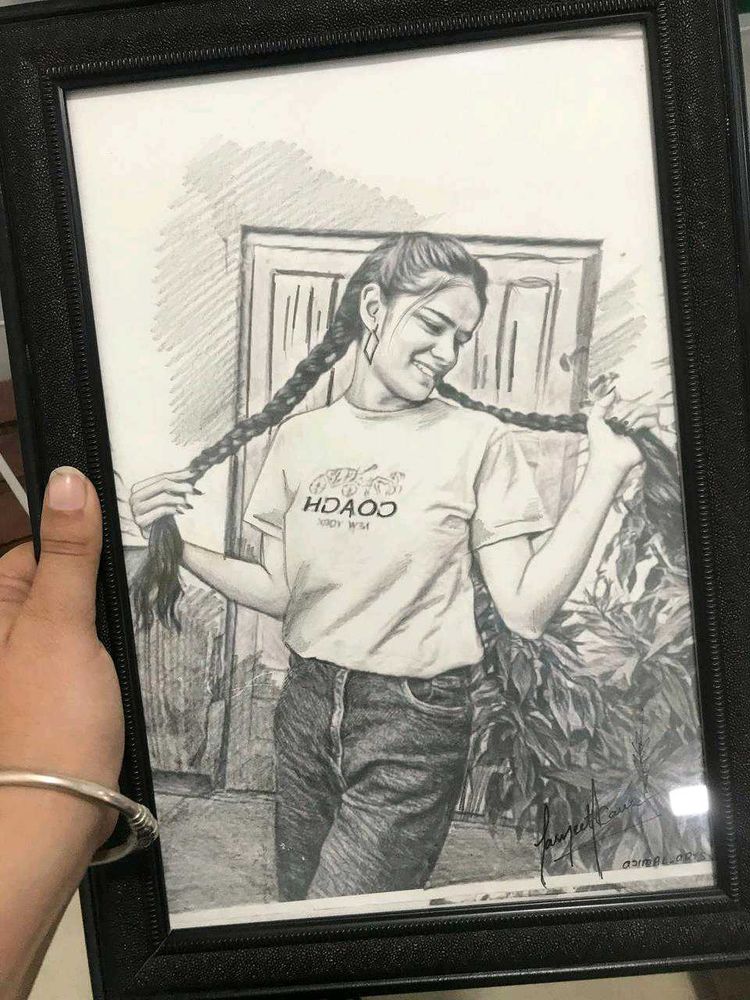 Framed Pencil Portrait