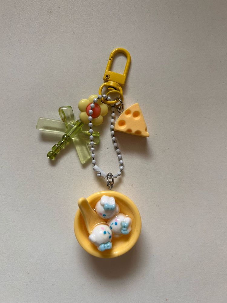 Cinnamoroll Bowl Keychain ✨