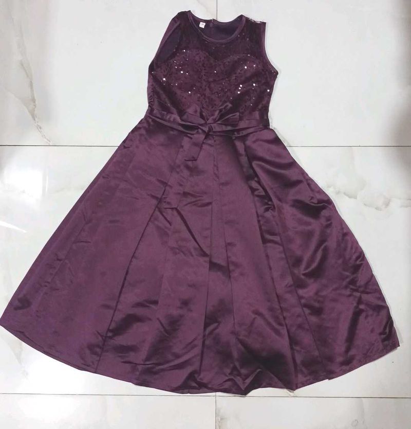 Elegant Purple Dress