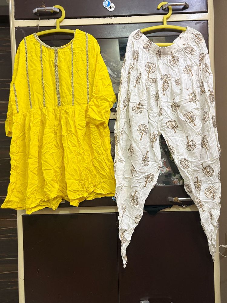 women  Kurta with Dhoti Pants