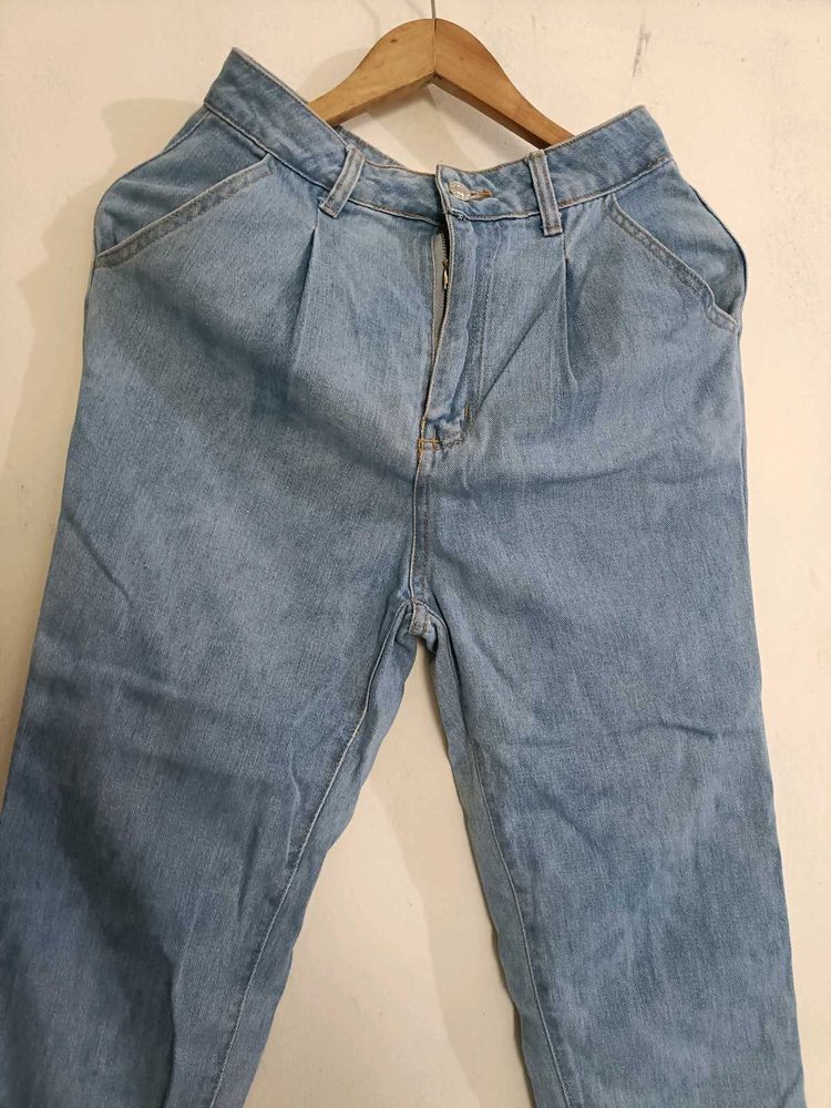 Light Wash Denim Pants