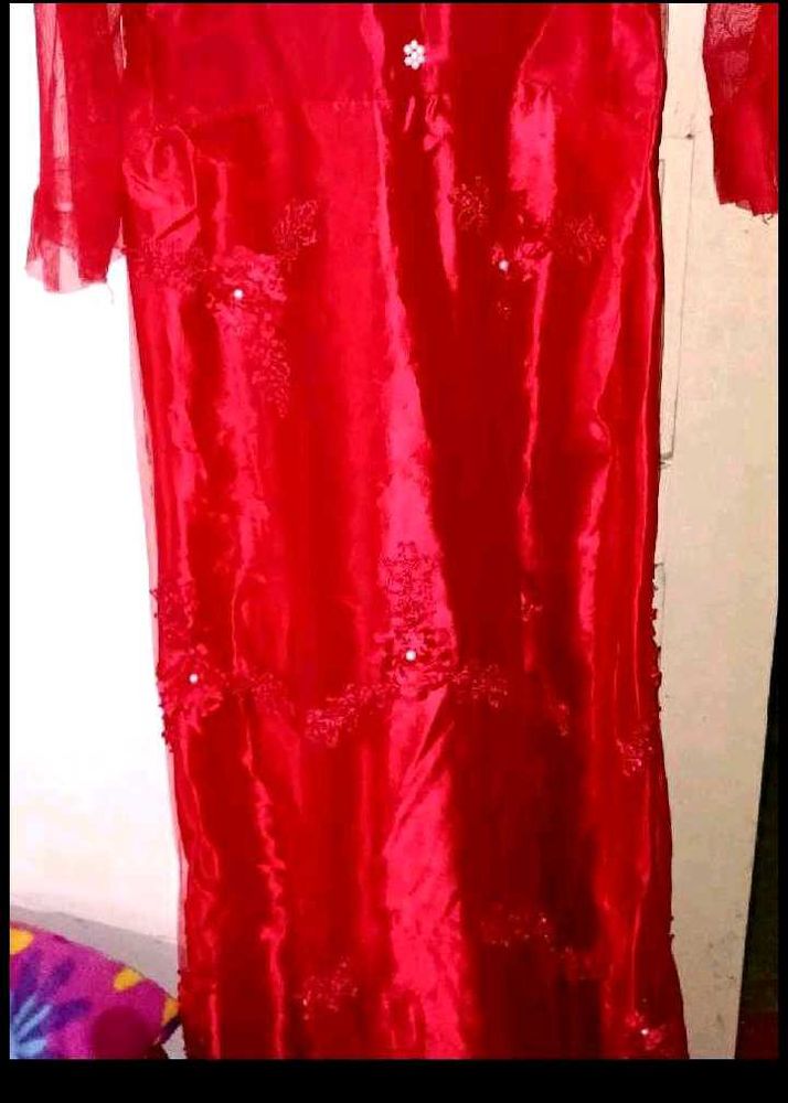 Party Wear Frock ♥️♥️♥️Offer Me Add Gift