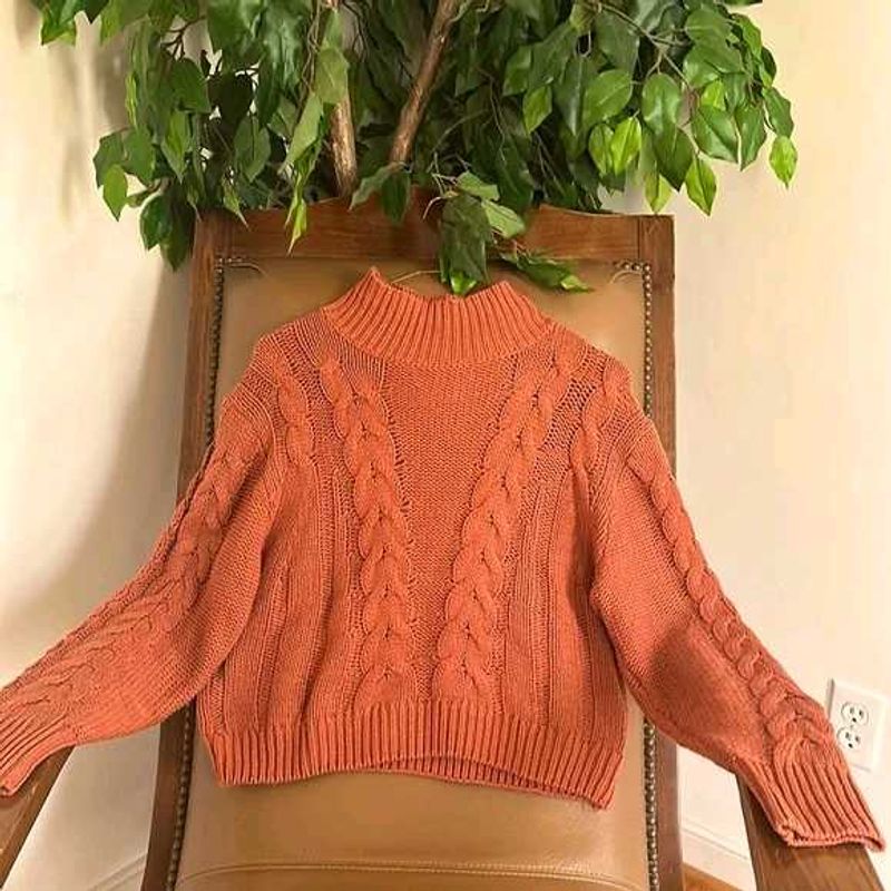 Aeropostale Cozy Cable Knit Sweater 🧡